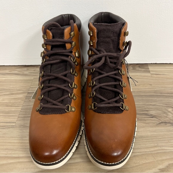 Cole Haan Zerogrand British Tan Hiker Water Resistant Boot C35595 NWOB - Picture 2 of 5